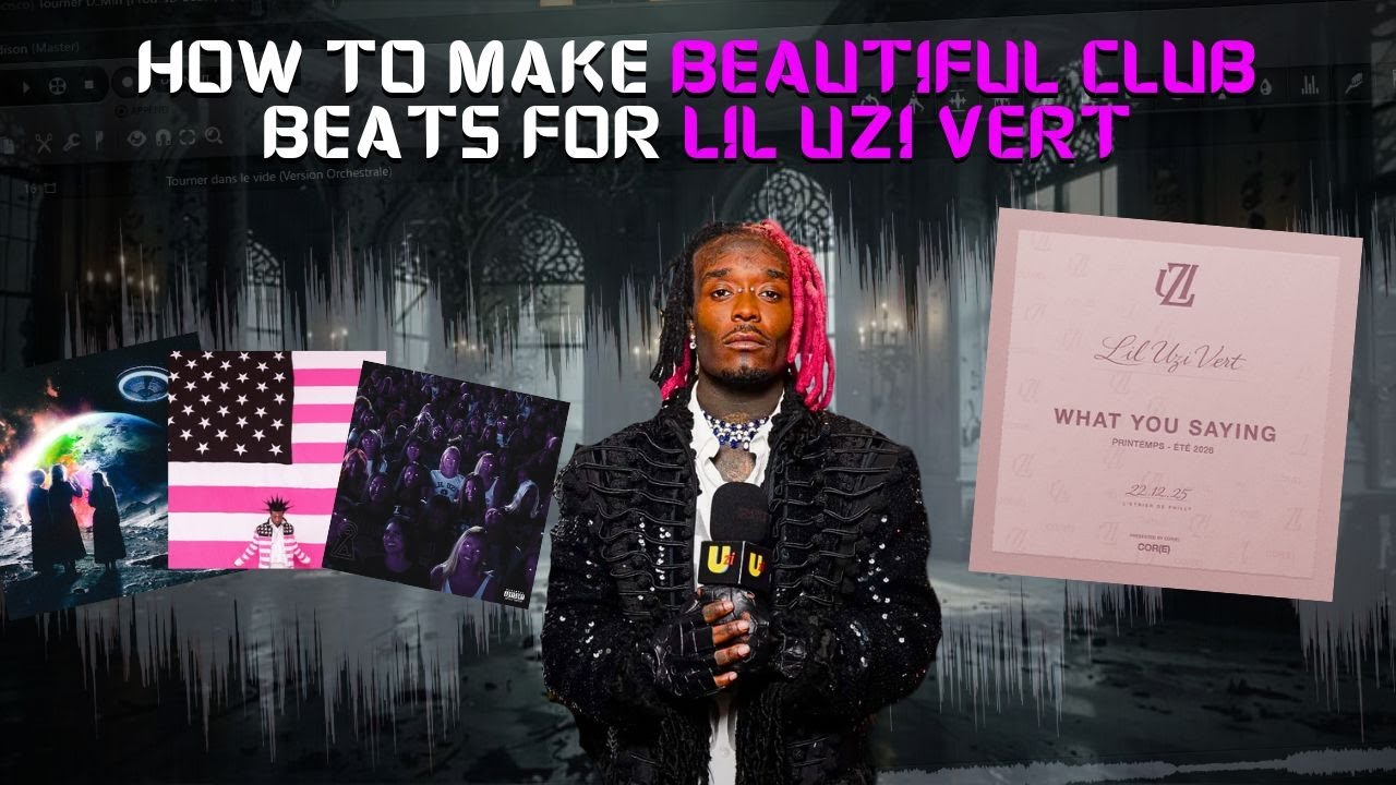 How to make BEAUTIFUL JERSEY CLUB beats for LIL UZI VERT (Tutorial)