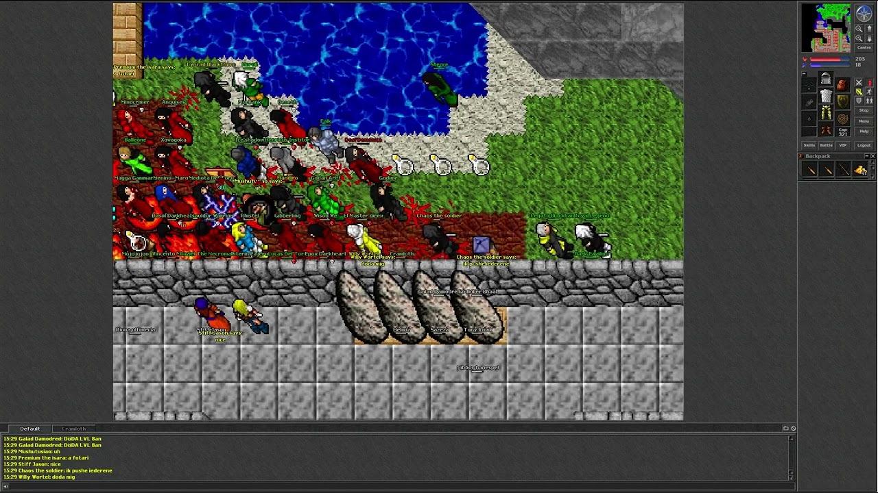 Tibia 7.3 (Isara. Mediota Del Toro gets trapped in big war.)