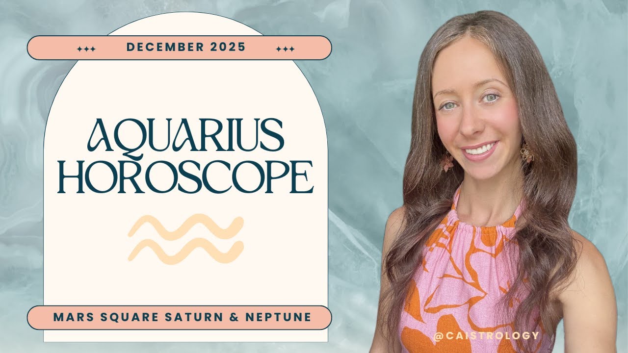 ♒️ Aquarius December 2025 Horoscope 🎄