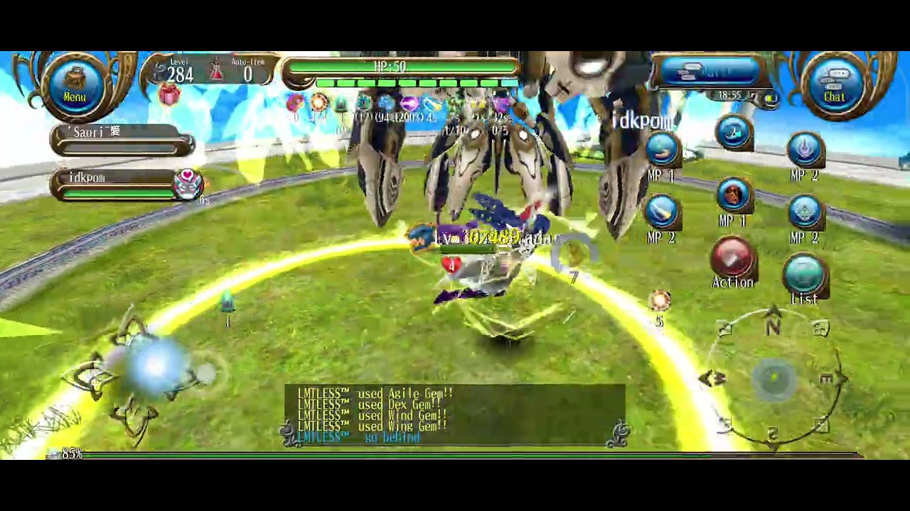 Toram Online Altadar Solo carry Build test (Incomplete yet feels Way better)