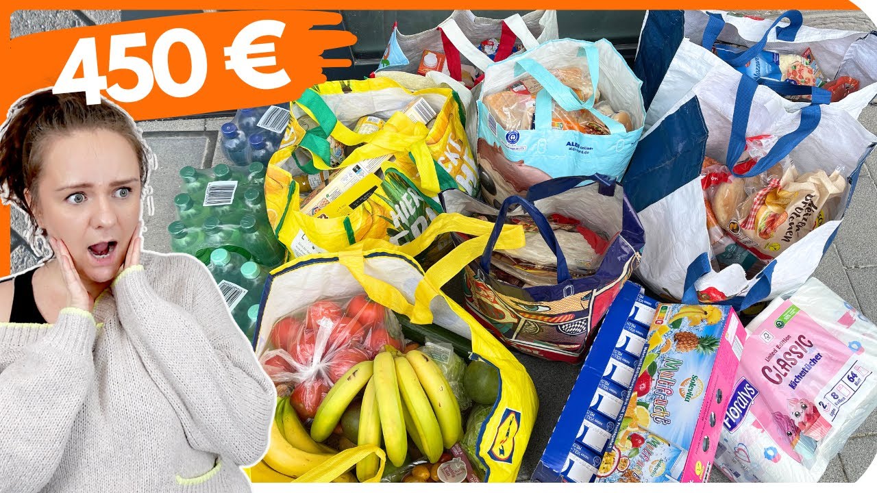 XXL Wocheneinkauf für 450 € – So essen wir eine Woche & frieren vor