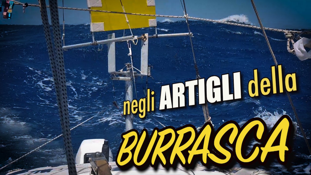 SOLO, nell' Egeo in BURRASCA con una BARCHETTA a vela