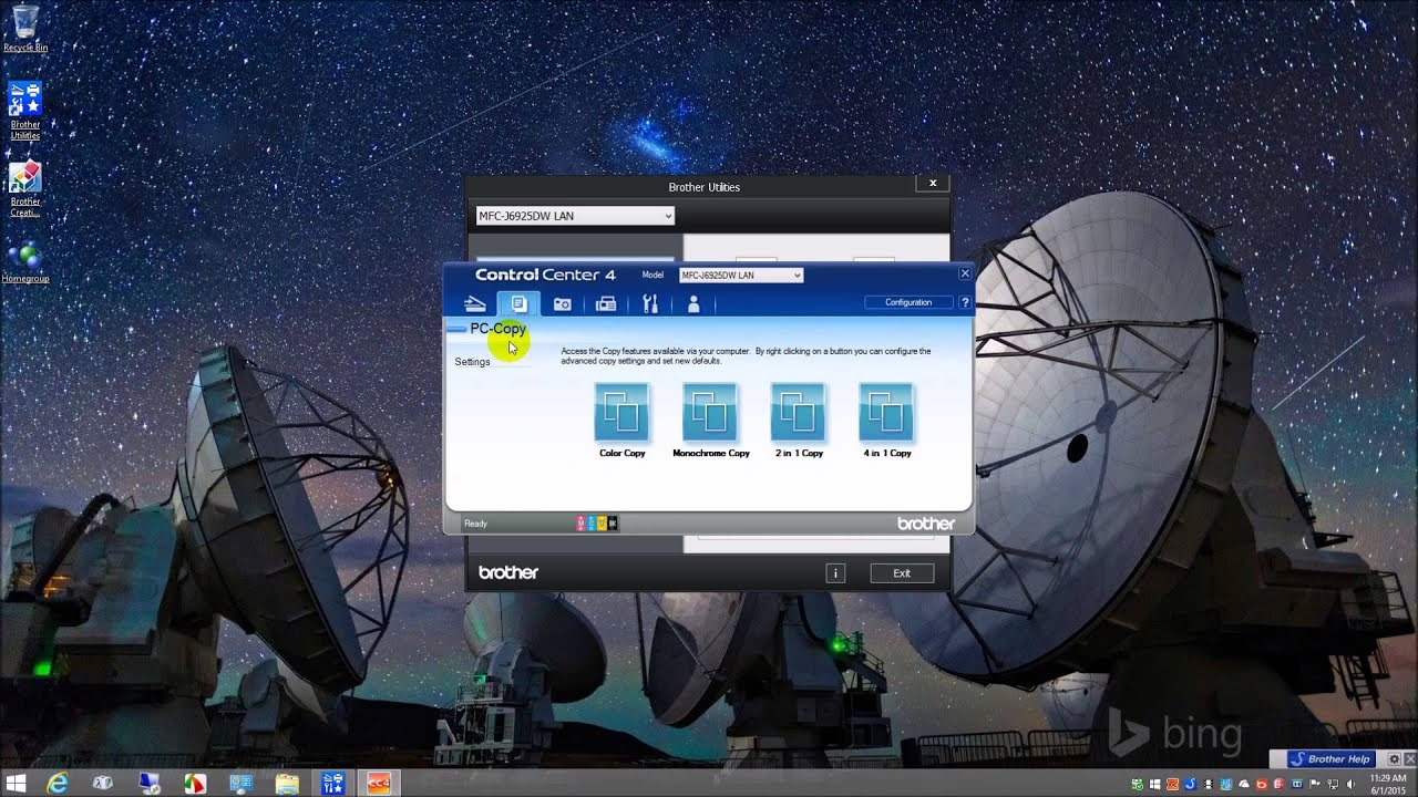 Brother MFC J6925dw Software & Network Installation