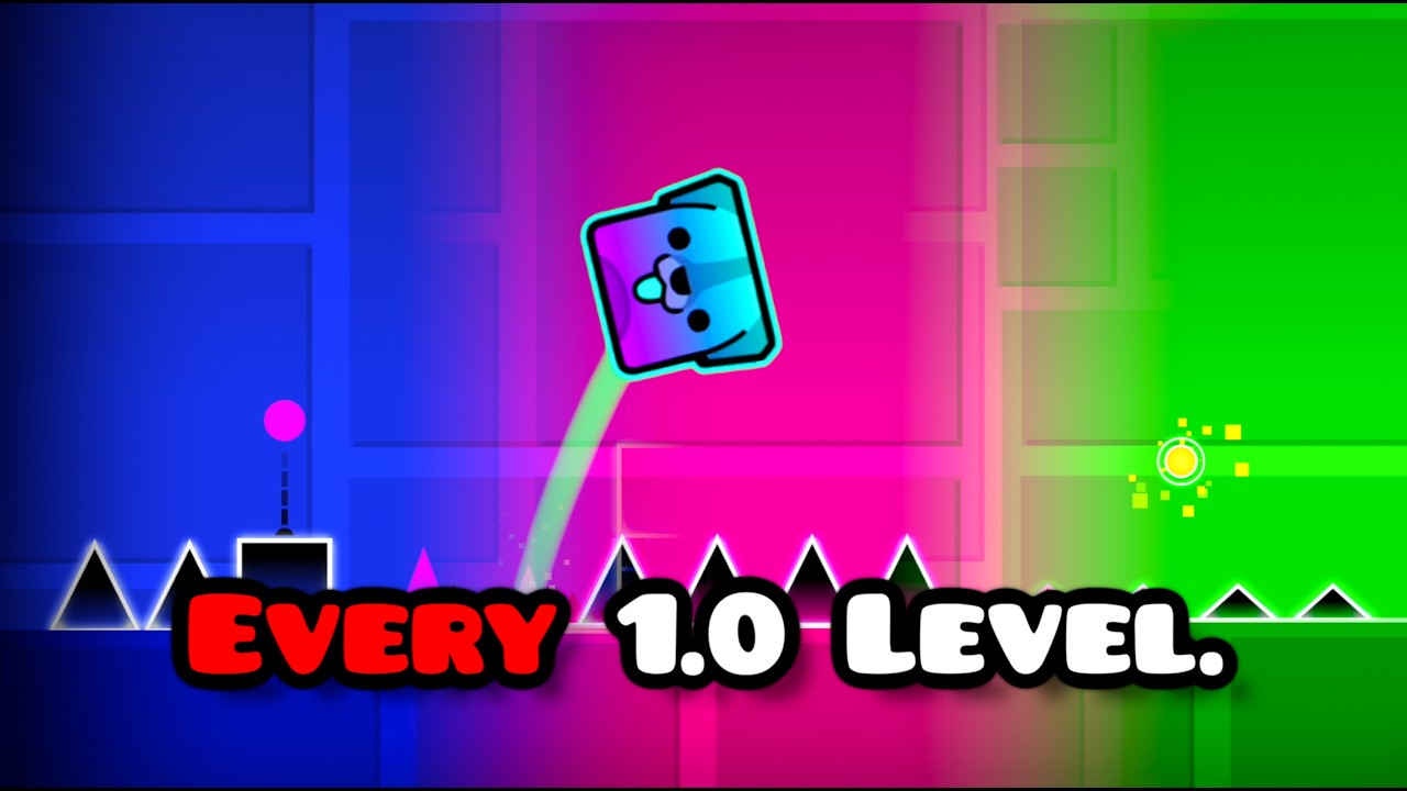 Я прошёл ВСЕ УРОВНИ 1.0 С РЕЙТОМ В Geometry Dash!