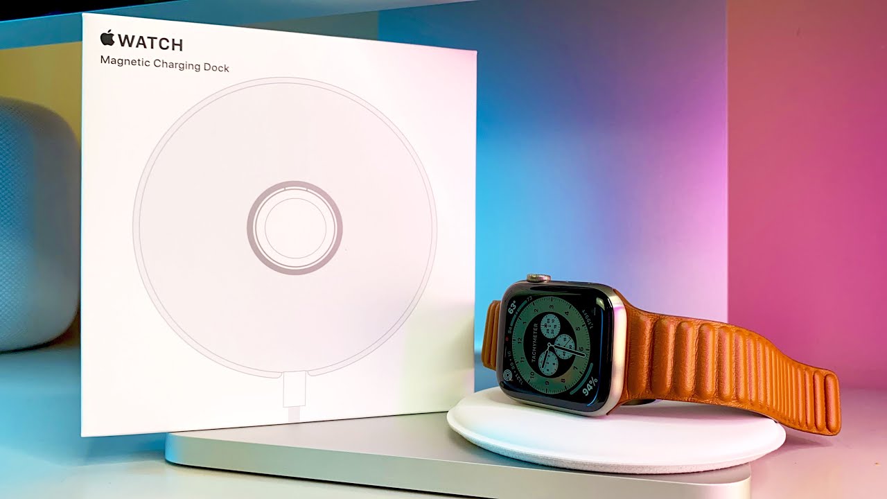 Официальная магнитная зарядная док-станция для Apple Watch — распаковка и обзор | Стоит ли своих ...