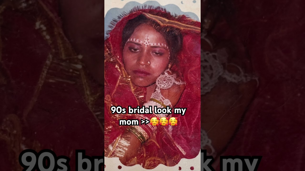 90s bridal look🥰🥰🥰🥰