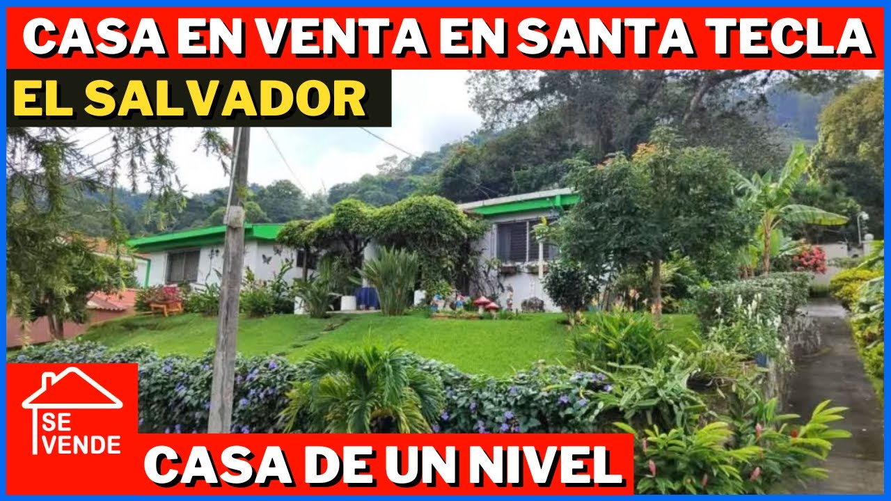 LINDA CASA EN VENTA EN SANTA TECLA LA LIBERTAD EL SALVADOR