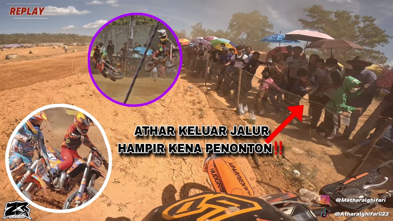 BENER BENER TEGANG NONTON NYA‼️ABIS KELUAR JALUR M ATHAR MALAH MAKIN GANAS BAWA MOTORNYA‼️
