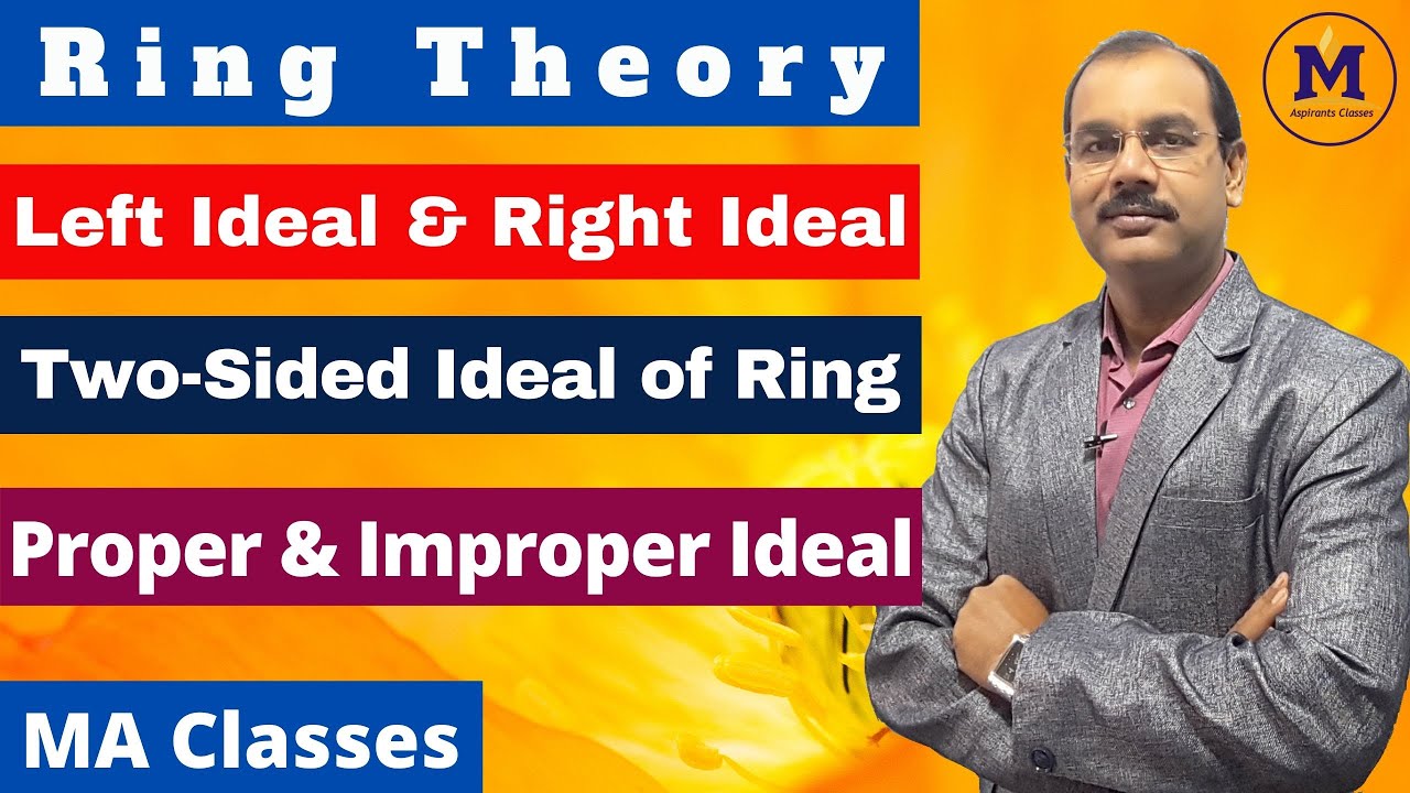 Ideal of Ring [Definition & Example] Proper & Improper Ideal