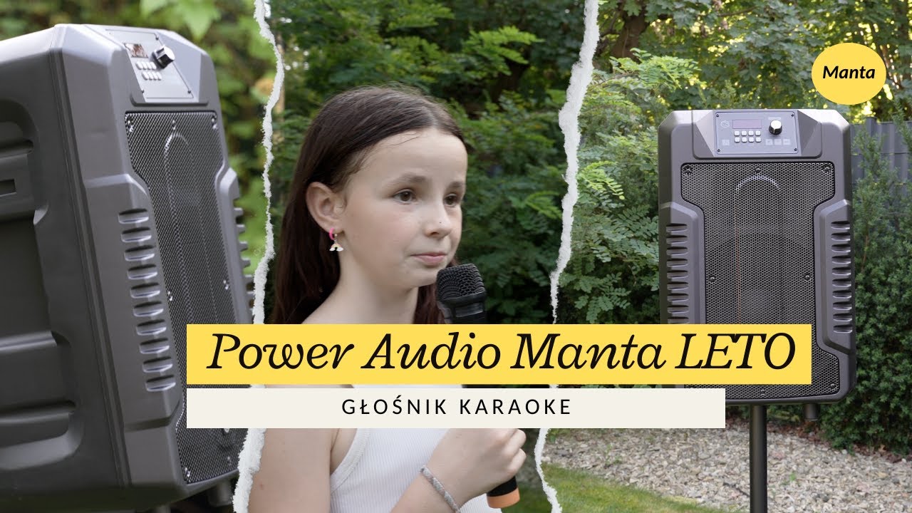 Głośnik Karaoke Power Audio Manta LETO