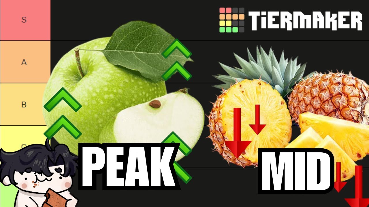 A Very Random Fruit Tier List