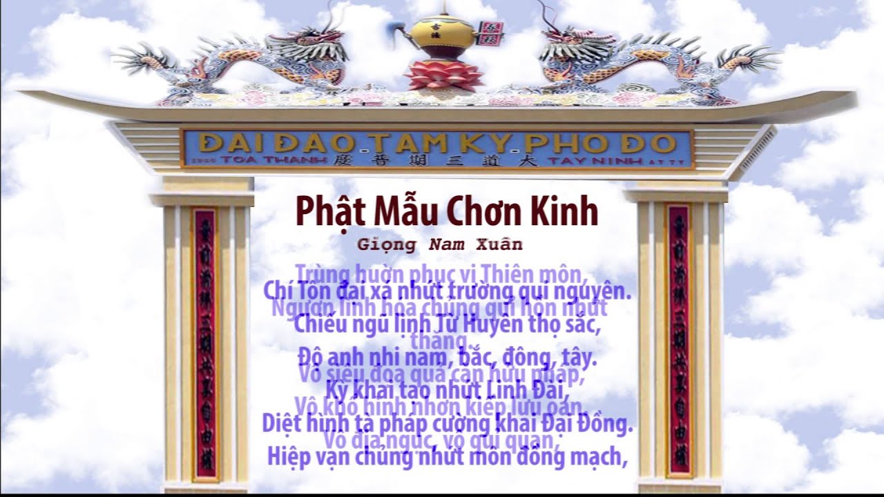 [Cao Dai] Kinh Cung thoi Phat Mau ( tay ninh)