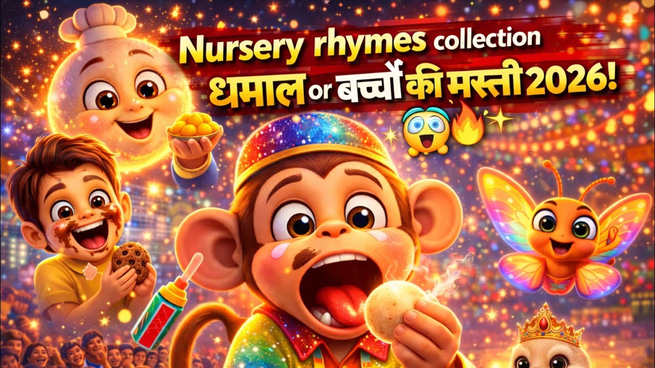 Top धमाल बच्चों की मस्ती 2026! 😲| Funny + सीख वाली कहानियां |50 Minutes Nursery rhymes Compilations 