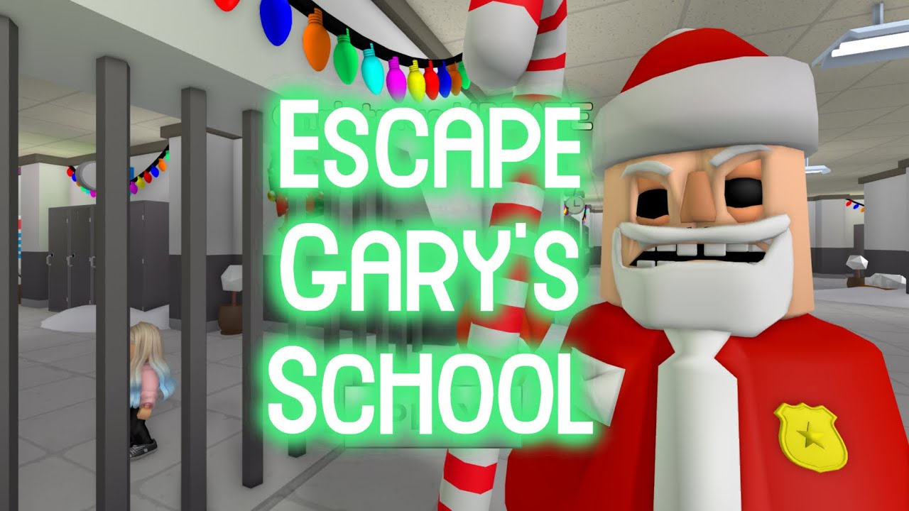 ESCAPE GARY'S SCHOOL! (Christmas Update) Roblox Obby Gameplay Walkthrough No Death