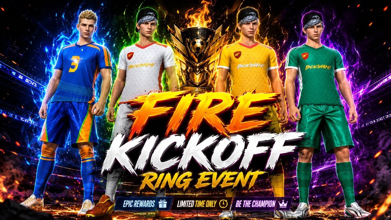 Fire KickOff Ring Event! #FreeFireNewEvent