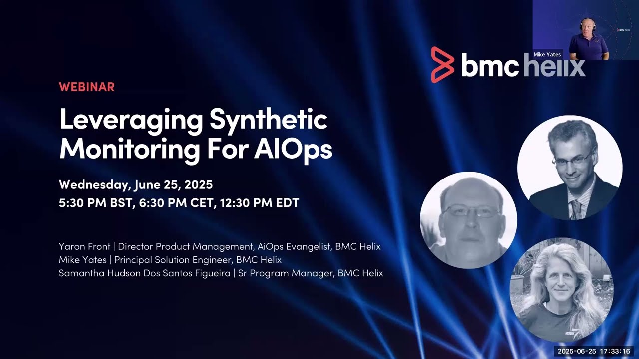 Webinar: Leveraging Synthetic Monitoring For AIOps