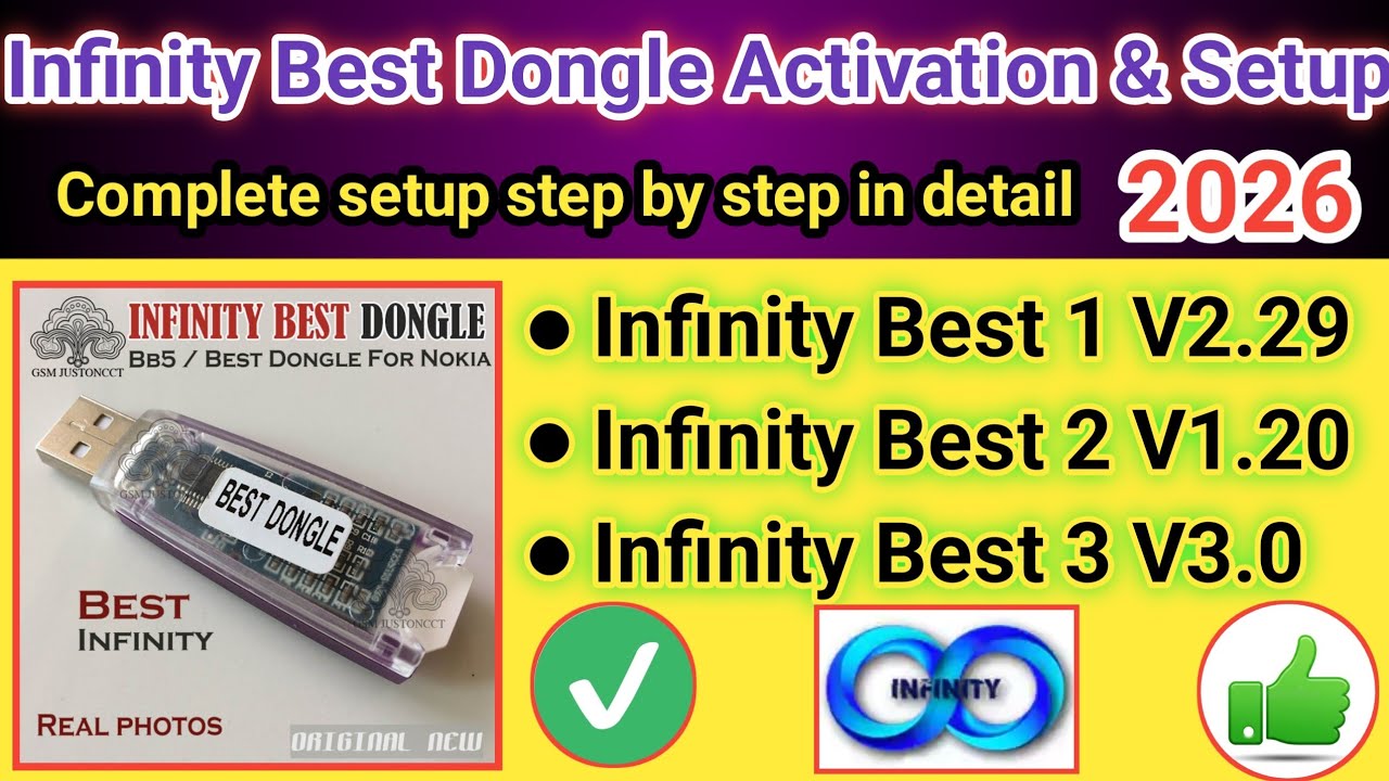 How to Activate and setup Infinity Best dongle in 2026