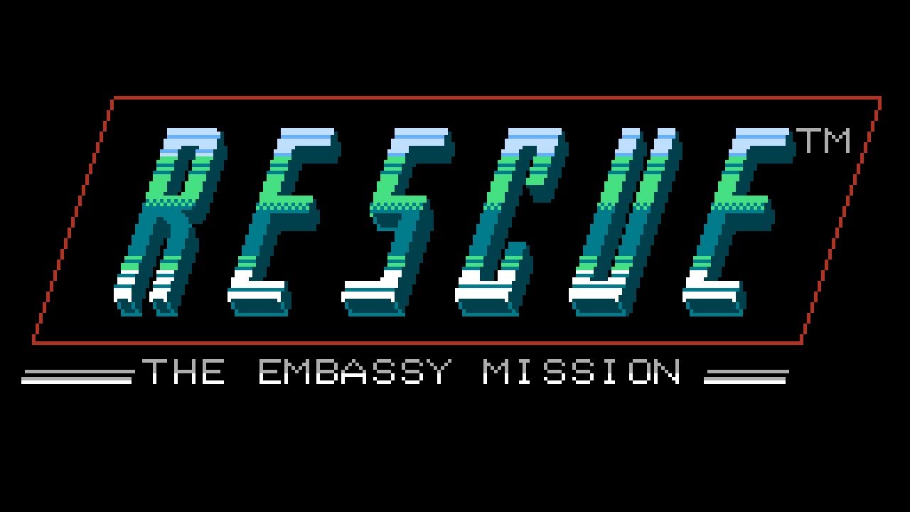 Rescue: The Embassy Mission (Kemco, 1990) - NES Gameplay