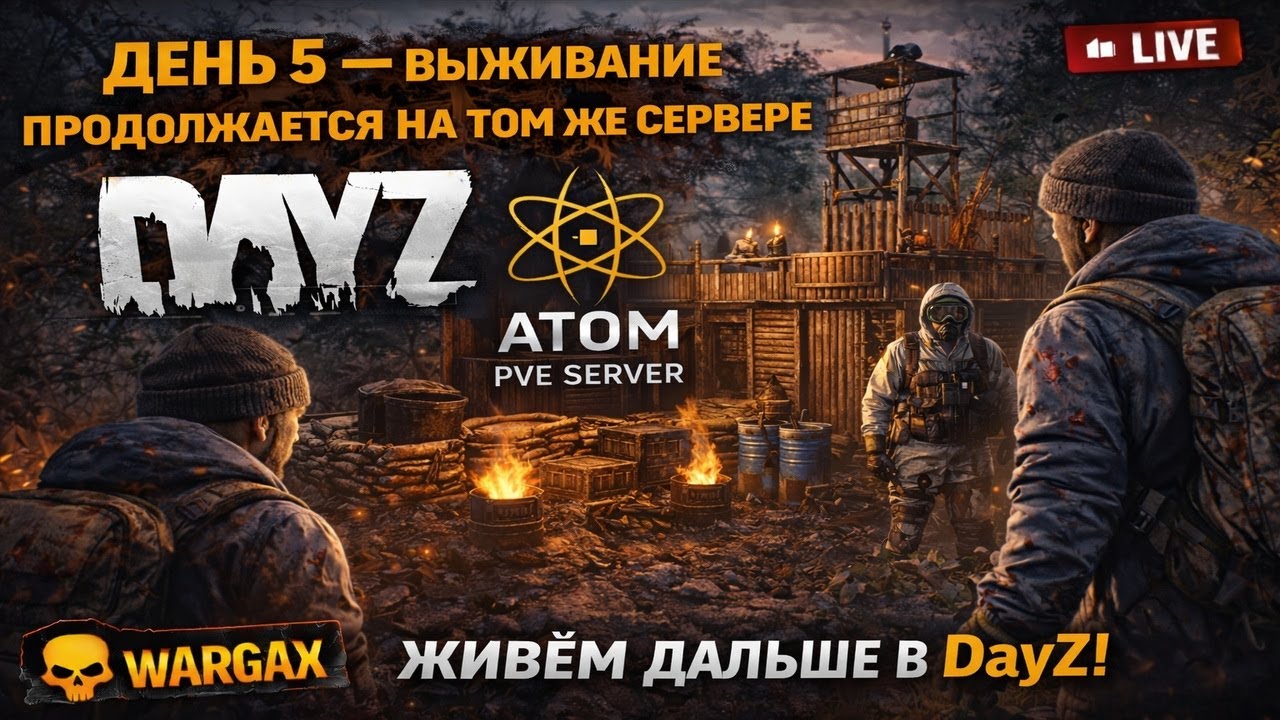 День 5 — закрепляемся на сервере | Живём дальше в DayZ