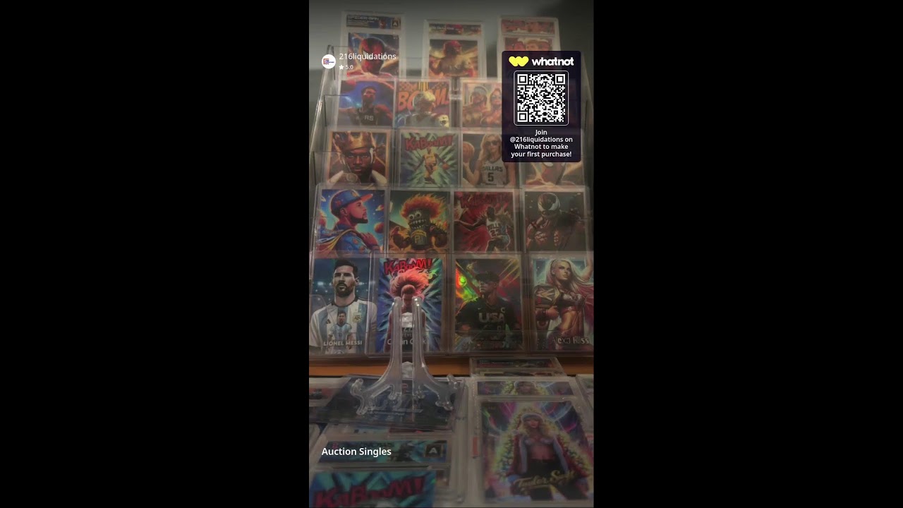 MLB / NFL / WNBA / NBA / SOCCER / WWE / TCG / custom cards