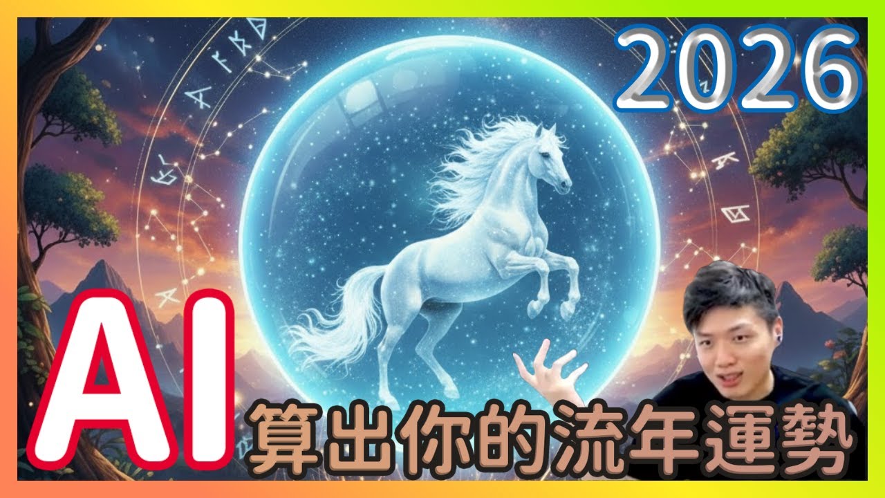 【#週一開工啦】用AI算流年運勢準嗎？#初見歡迎｜#天機試煉場｜#2026運勢