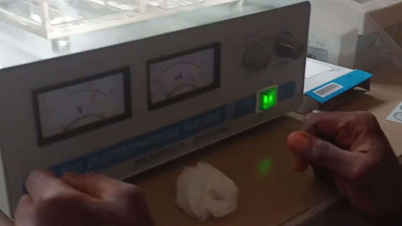 Installation of Electrophoresis Machine-2