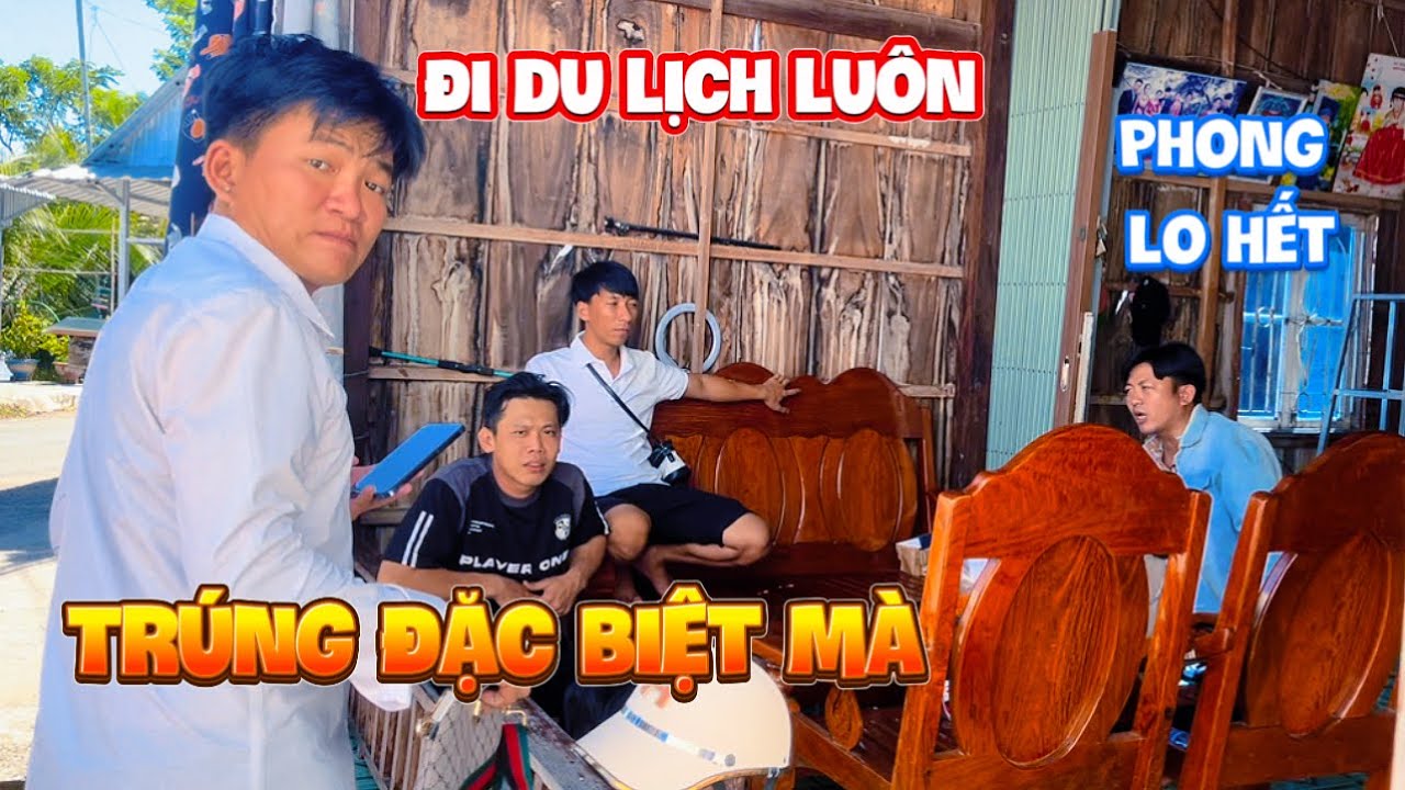Hoài Phong Trúng Số Đặc Biệt Cả Team Kéo Nhau Đi Lãnh Tiền Và Đi Du Lịch  | HoàiPhong TV