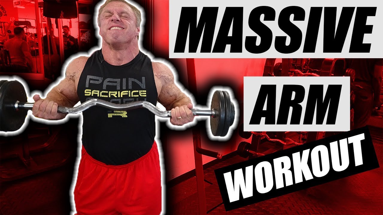 Get Massive Biceps & Triceps with this Arm Workout