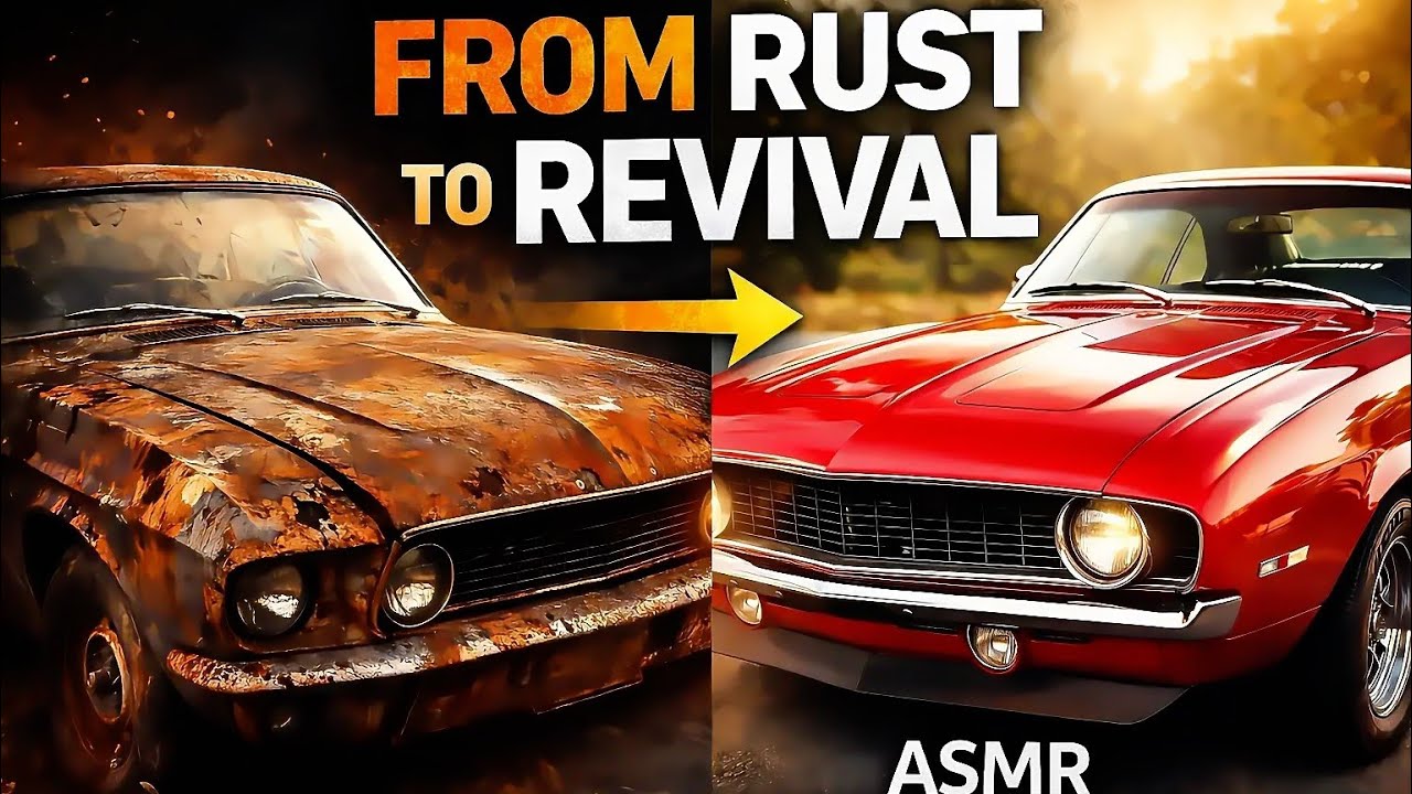 ASMR Car Restoration  1969 Pontiac GTO Judge Full Rebuild from Rust to Perfection