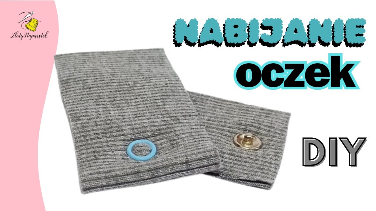 Nabijanie nap, zatrzasków, springów metalowych - krok po kroku