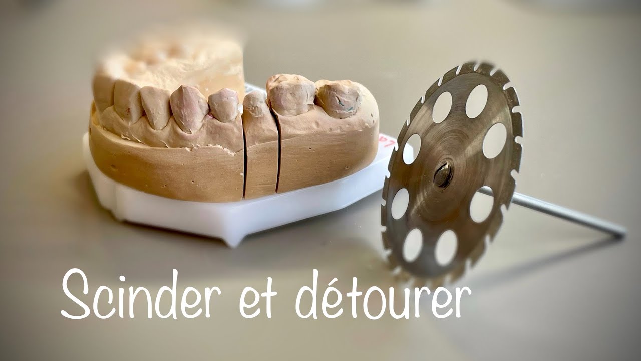 Scinder et détourer des modèles #prothesedentaire