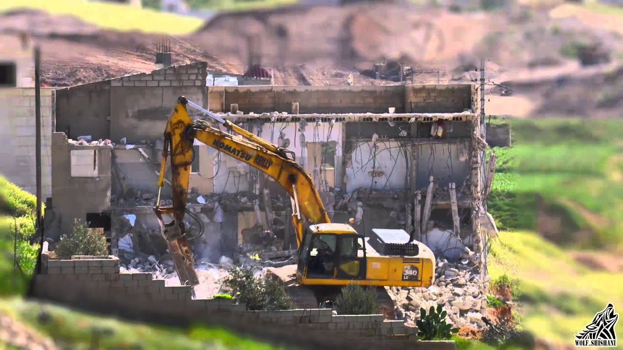 house demolition time-lapse in sukhneh