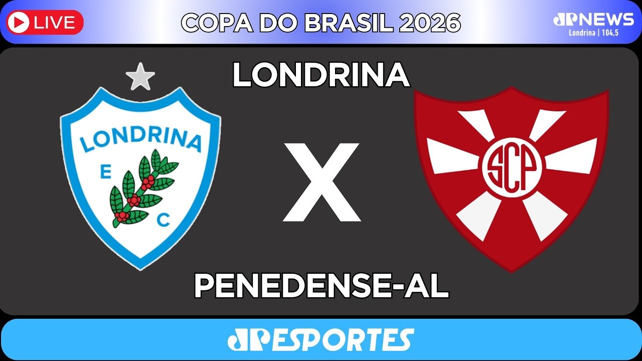 🔴#AOVIVO: Londrina vs Penedense-AL | PRÉ-JOGO | 25/02/2026 | #COPADOBRASIL