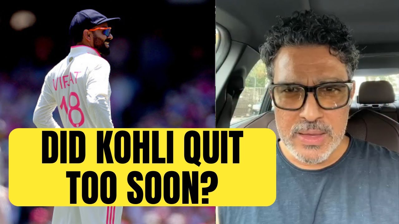 Sanjay Manjrekar feels Kohli walked away from Tests, didn't try to fix his problems |Sports Today