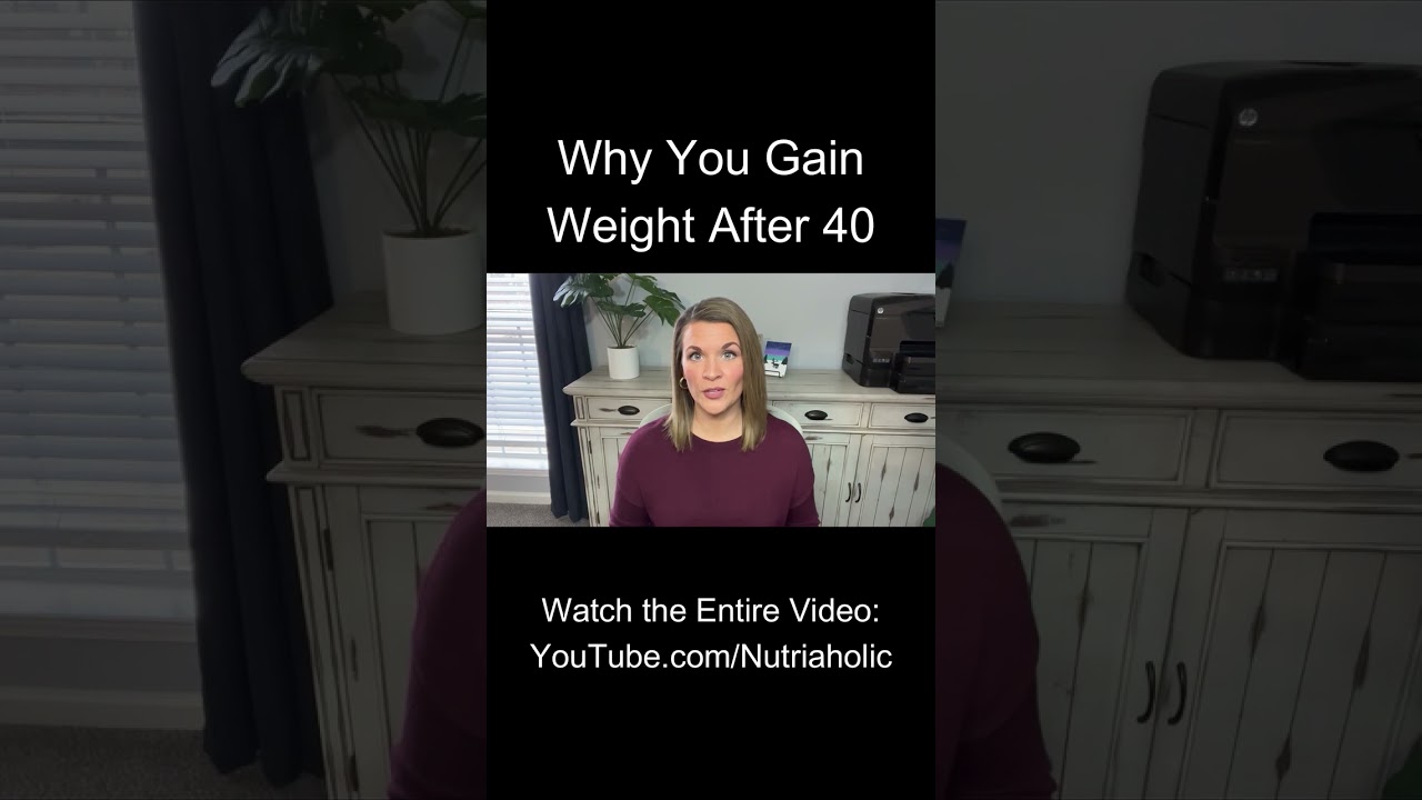 Why you gain weight after 40 #shorts #shortsvideo #nutritionforwomen #healthyaging #hormones #health