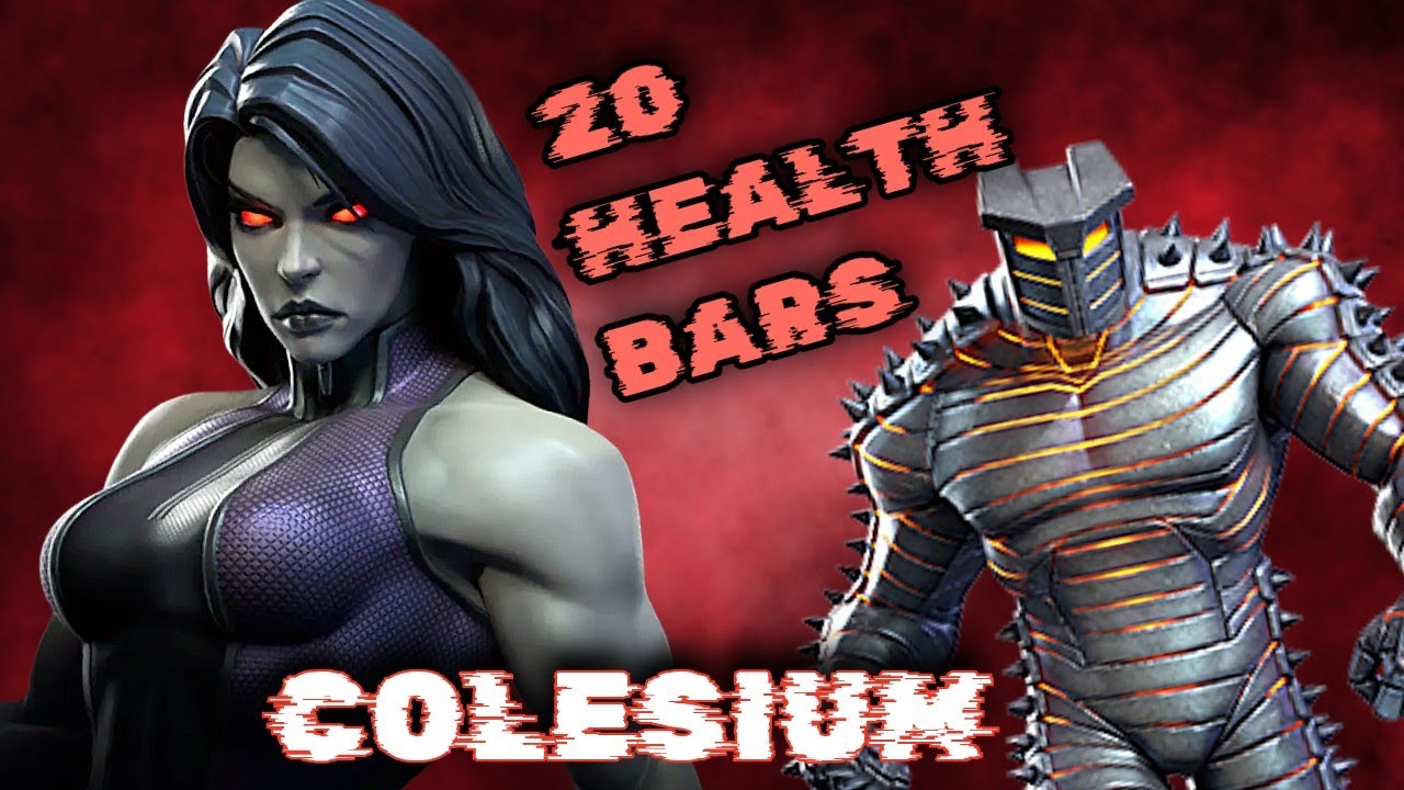 Solo Colesium Destroyer 20 Health Bars Takedown With Best Counter | Mcoc