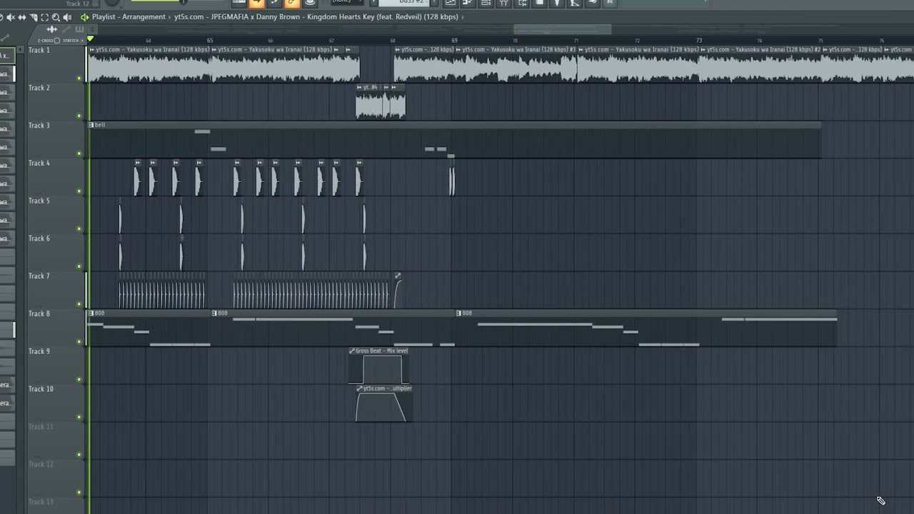 JPEGMAFIA & Danny Brown - Kingdom Hearts Key (INSTRUMENTAL REMAKE)