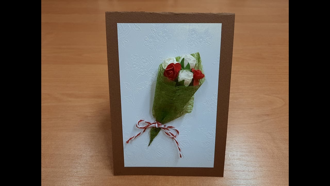 Felicitare Handmade de 8 martie