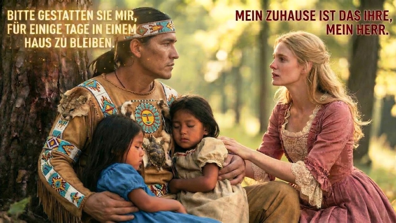 Präriefrau fand einen fremden Mann und Zwillinge – ahnungslos, dass er Apache-Erbe war