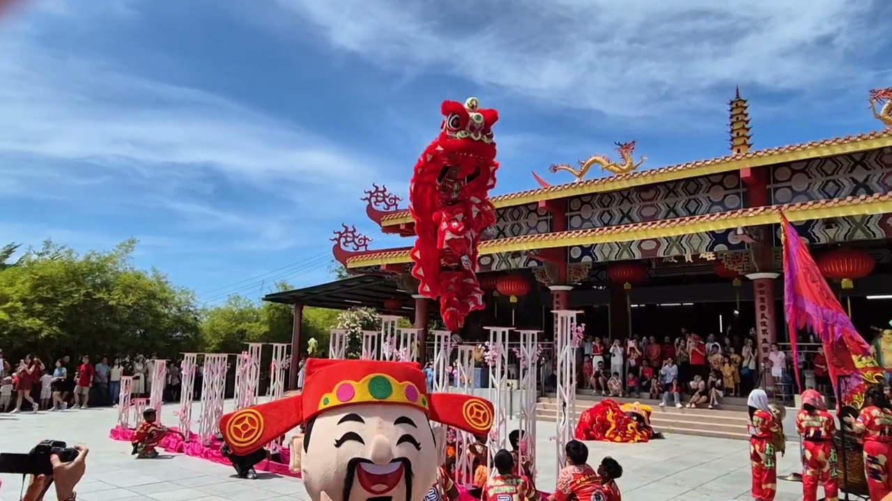 2026 Lion Dance Performance at Puh Toh Si Chinese Temple Kota Kinabalu 