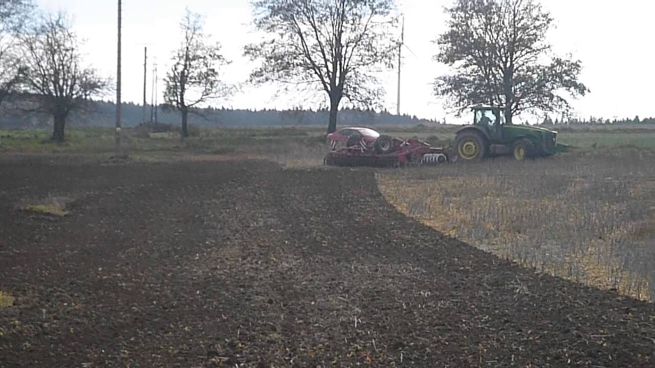 HORSCH Joker 6 HD pri hlubokem zpracovani mokre pudy kryte vydrolem