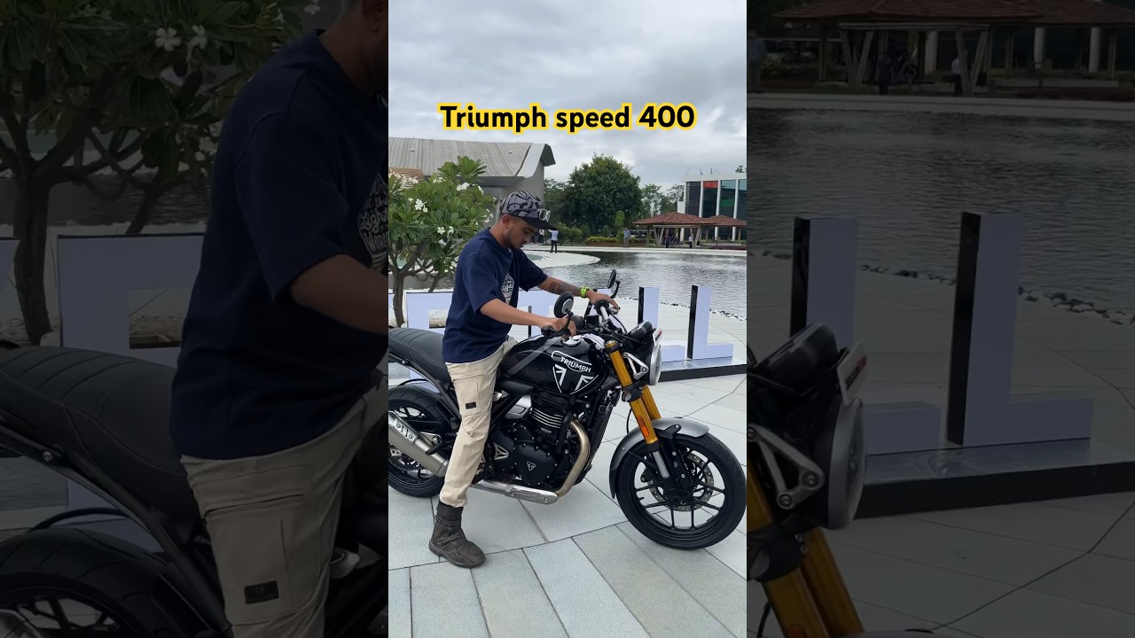 TRIUMPH SPEED 400 exhaust sound!