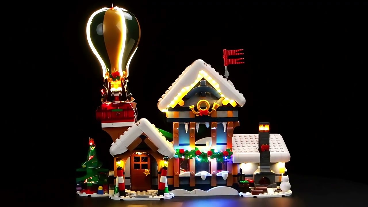 BrickBling Light Kit for LEGO Icons Santa's Post Office 10339