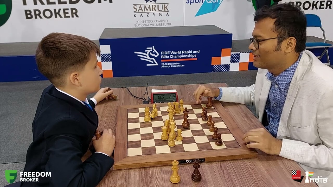 That awkward silence after the game | Averin vs Ganguly | World Blitz 2022