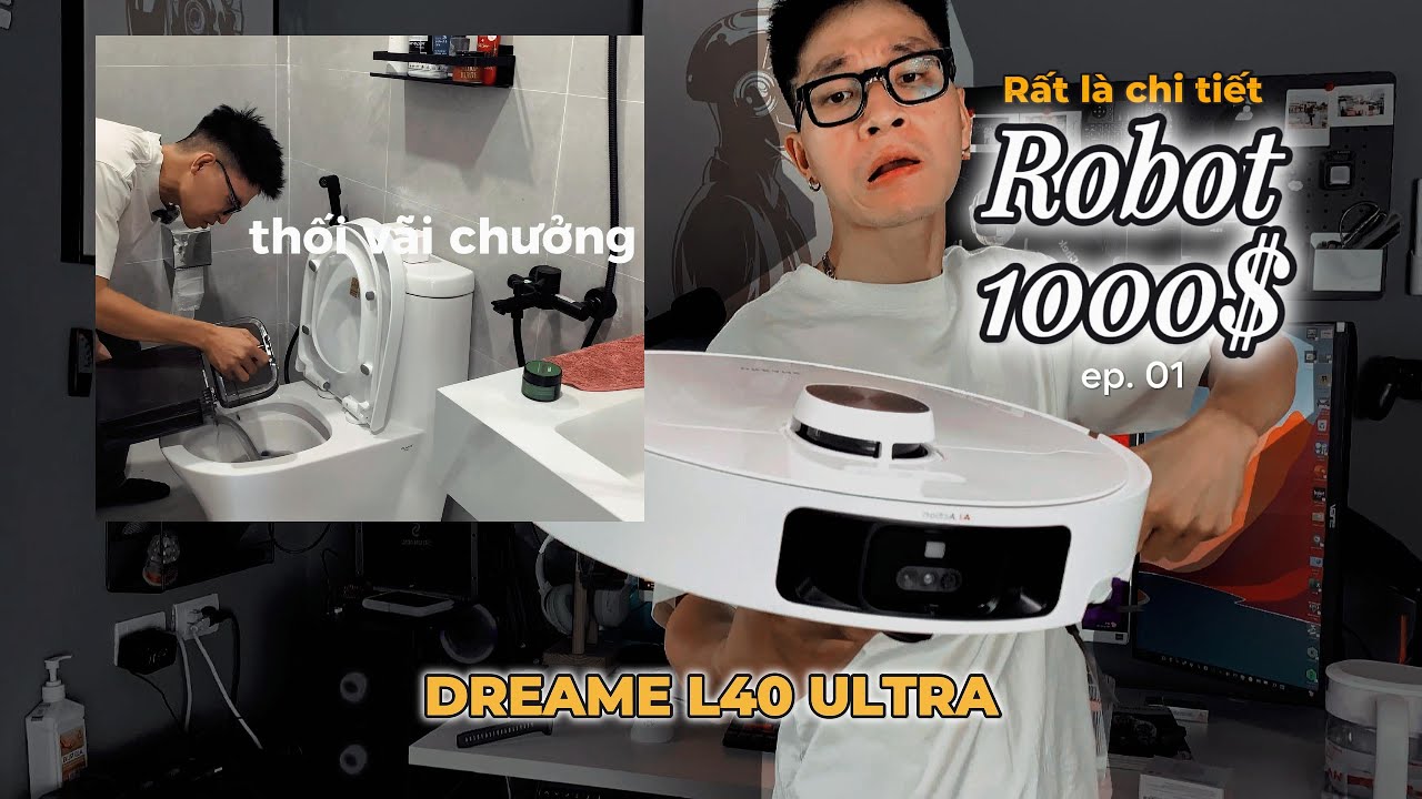 Robot hút bụi 1000$......hết hồn quả mùi, Dreame L40 Ultra | Anh chồng công nghệ