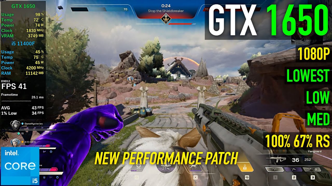 GTX 1650 - Highguard - Performance Tested (New Performance Patch)