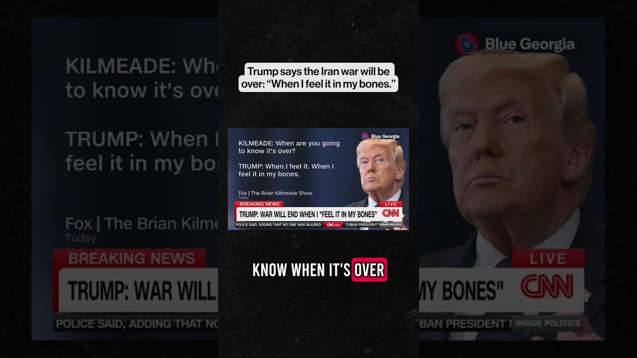 Трамп говорит, что война с Ираном закончится: &laquo;Когда я почувствую это всем своим существом&raquo;.