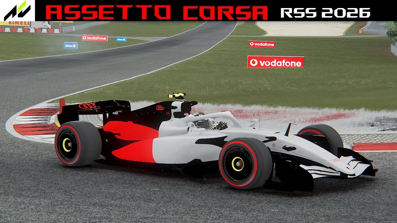 AC rss 2026 skine audi f1 Shakedown
