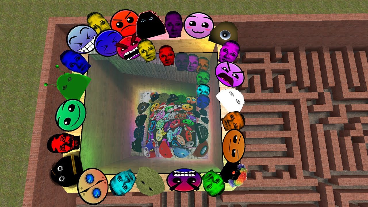 AUUGHH OBUNGA BIG ANGRY MUNCI SKIBIDI TOILET AND UNLIMITED NEXTBOTS IN BIGMAZE