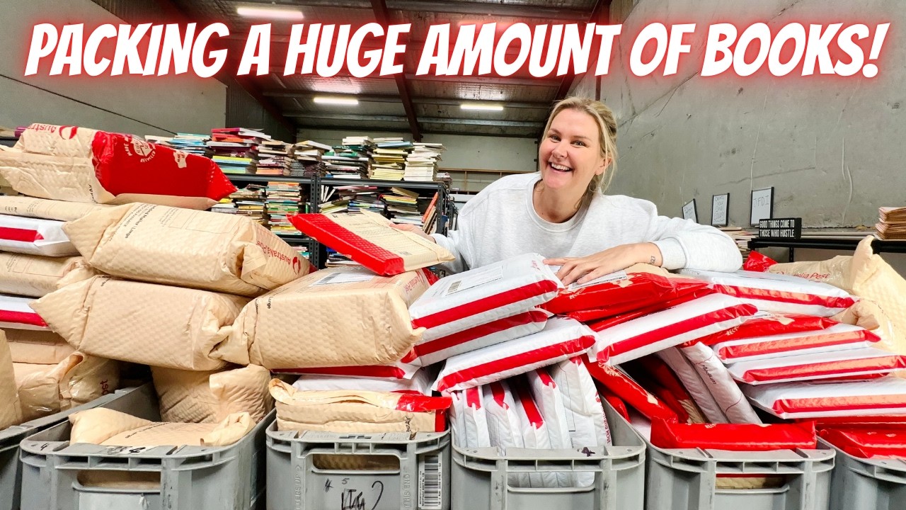 Packing Book Orders For My Book Store | Real Time